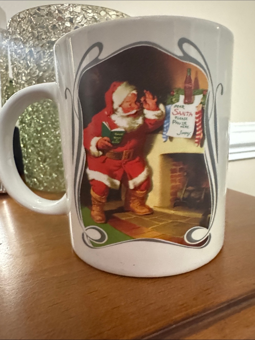 Coca/cola 75thClassic Santa 2006Ceramic Mug - Holiday Design